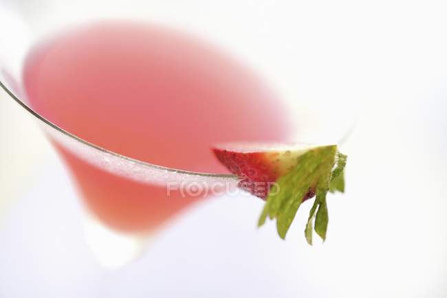 Erdbeer-Melodie-Cocktail — Stockfoto