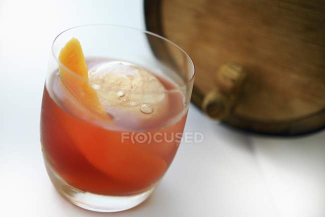 Vecchio cocktail alla moda — Foto stock