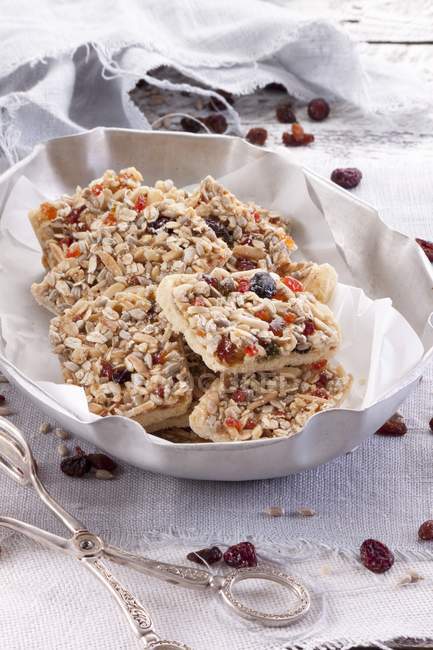 Healthy oat biscuits — Stock Photo