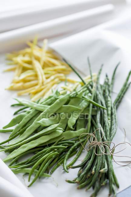 Various types of beans — Stock Photo