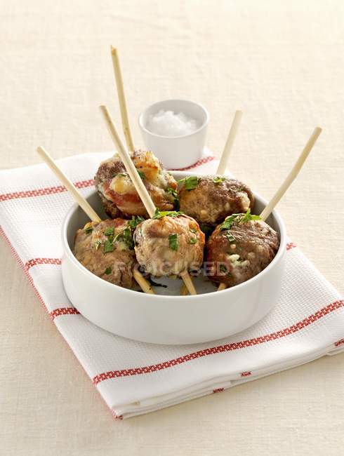 Apulian-style meatballs — Stock Photo