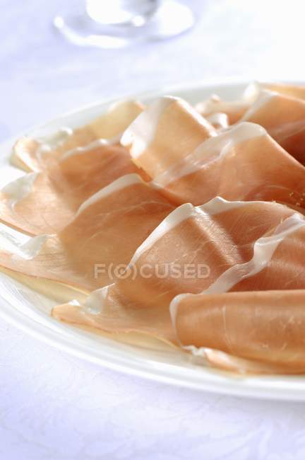 Prosciutto Italian Parma ham — Stock Photo