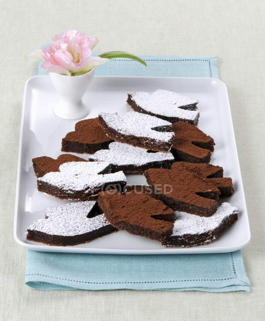 Chocolate Easter cakes — Stock Photo