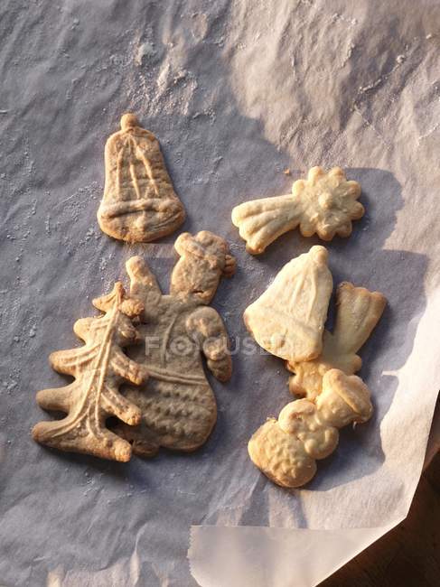 Biscuits sablés de Noël — Photo de stock