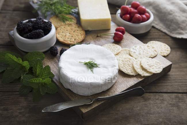 Piatto di formaggio con sesamo — Foto stock