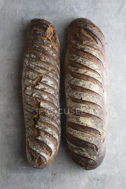 Pão francês do país — Fotografia de Stock