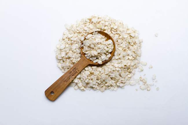 Pile of rice flakes — Stock Photo