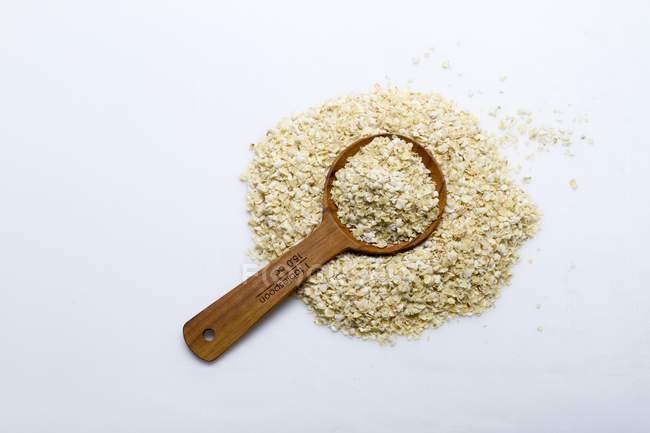Pile of millet flakes — Stock Photo
