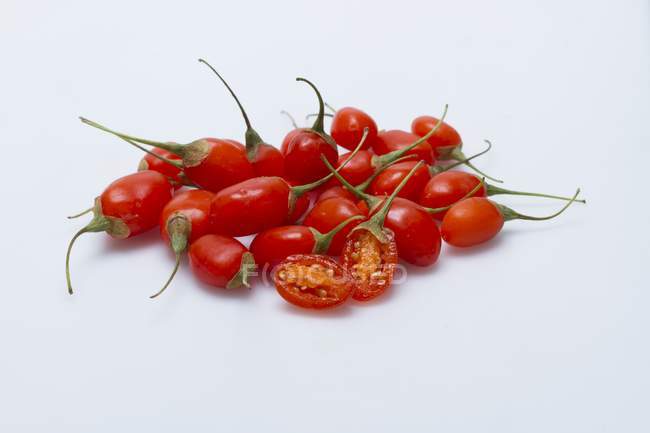 Куча свежих ягод Годжи — стоковое фото