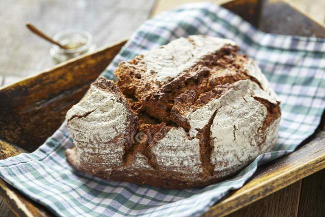 Rustic country bread — Stock Photo