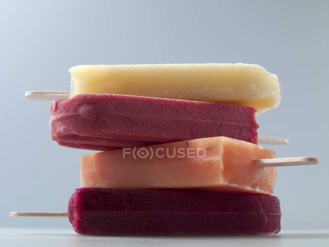 Sucettes glacées aux fruits — Photo de stock
