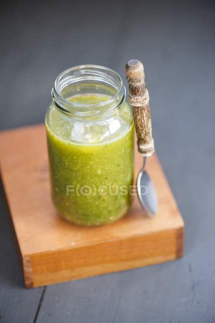 Frullato di spinaci e limone — Foto stock