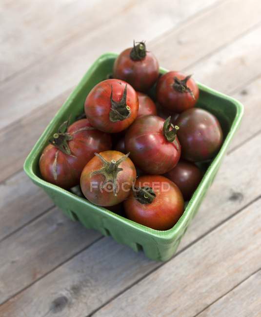 Herencia de tomates cherry - foto de stock