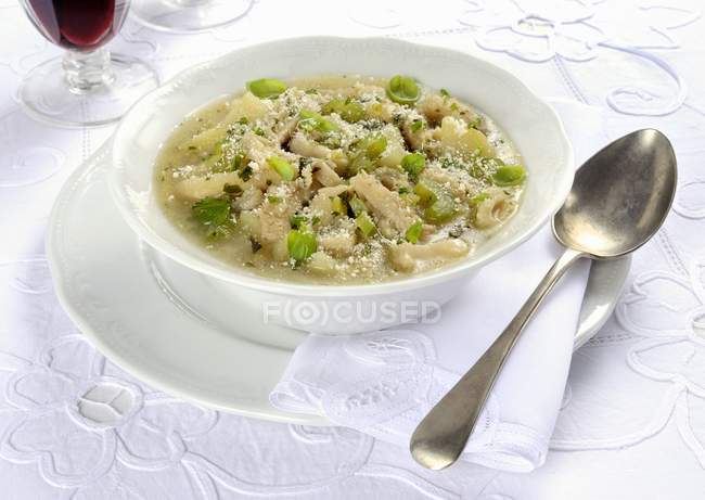 Итальянский суп — стоковое фото