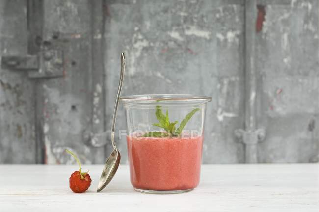 Frucht-Smoothie im Glas — Stockfoto