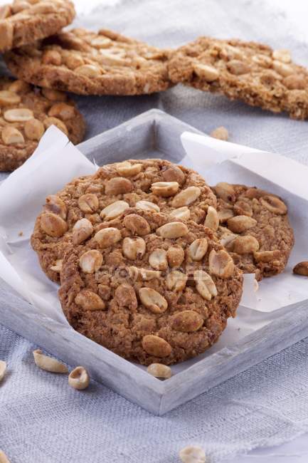 Healthy oat biscuits — Stock Photo