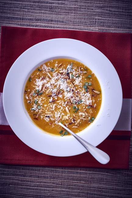 Butternut-Squah-Suppe — Stockfoto