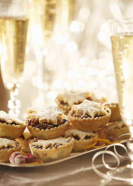 Mince pies for Christmas — Stock Photo