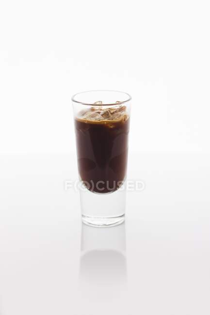 Shot of iced espresso — Stock Photo