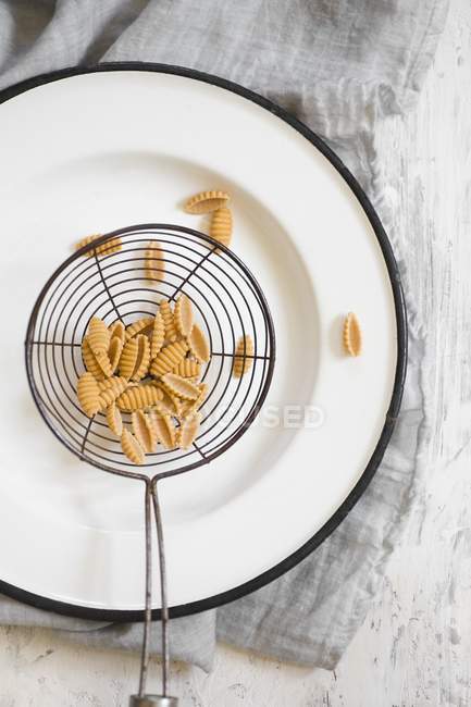 Pâtes Gnocchetti non cuites et séchées — Photo de stock