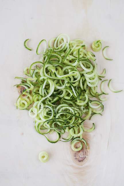 Fresh Cucumber spirals — Stock Photo