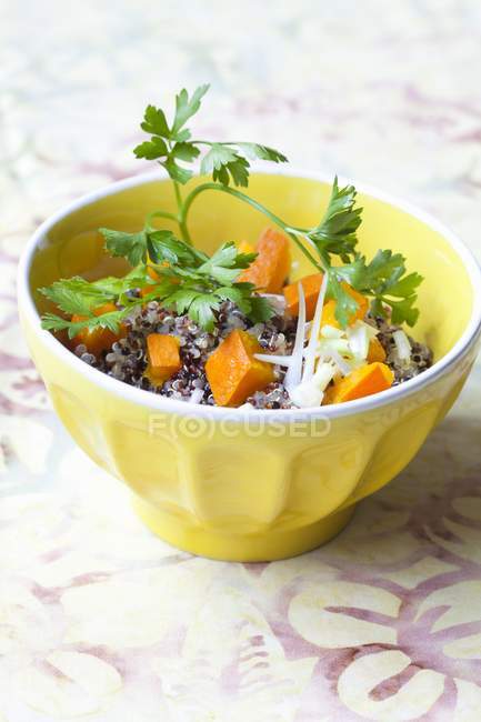 Барвистий квіноа салат — стокове фото