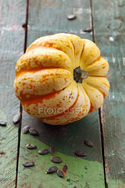 Raw Chameleon pumpkin — Stock Photo