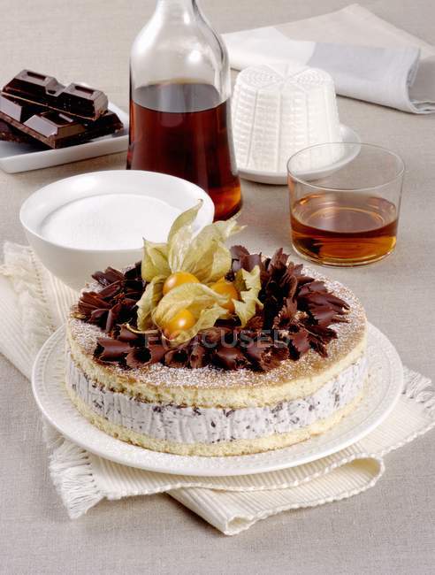 Italian layered dessert — Stock Photo