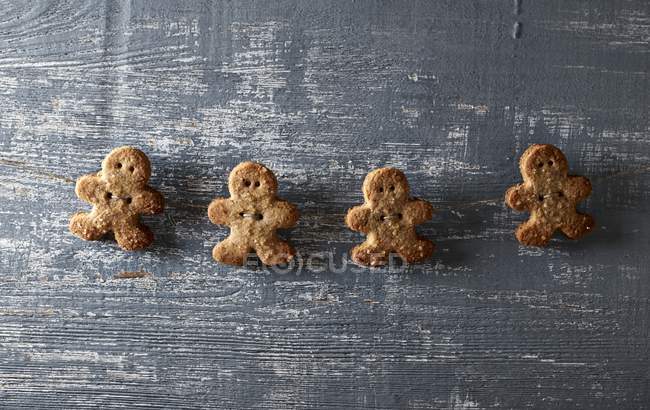 Gingerbread man cookies — Stock Photo