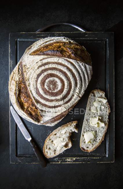 Freshly baked loaf — Stock Photo