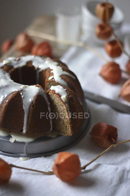 Gugelhupf ring cake — Stock Photo