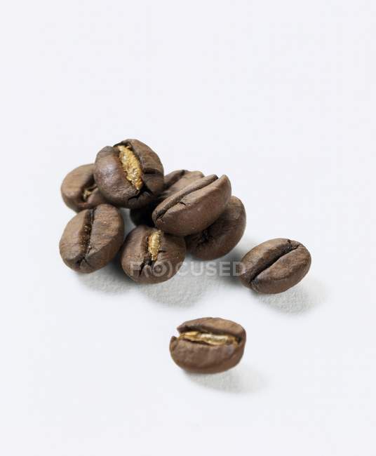Rohe Kaffeebohnen — Stockfoto