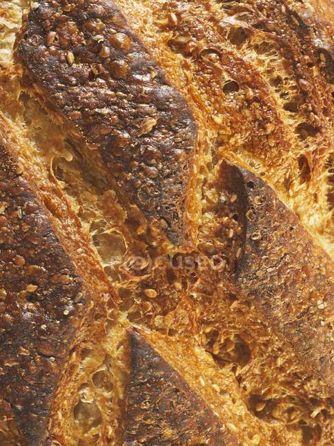 Golden bread crust — Stock Photo