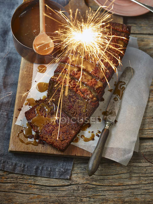 Sticky Toffee Pudding — Stock Photo