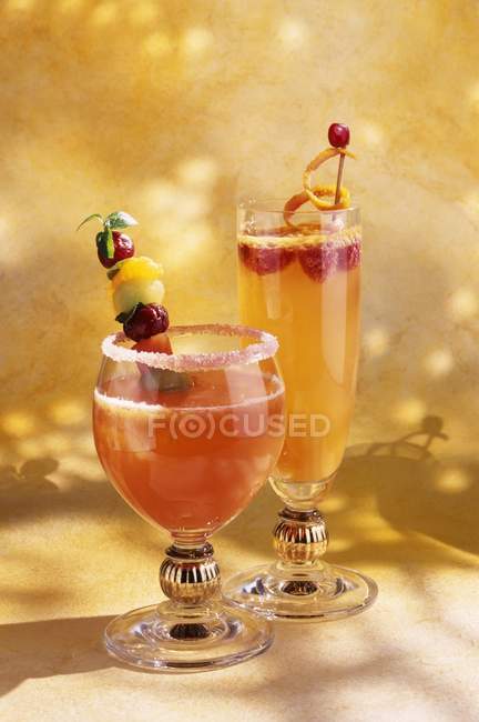 Cocktails de fruits sans alcool — Photo de stock