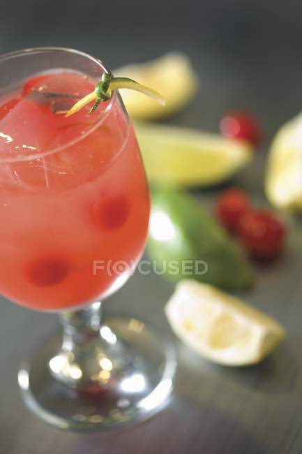 Lemon lime cocktail — Stock Photo