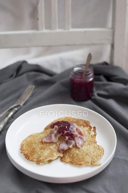 Swedish potato pancake — Stock Photo