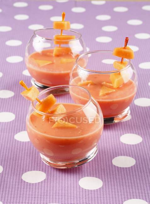 Malon-watermelon smoothie — Stock Photo