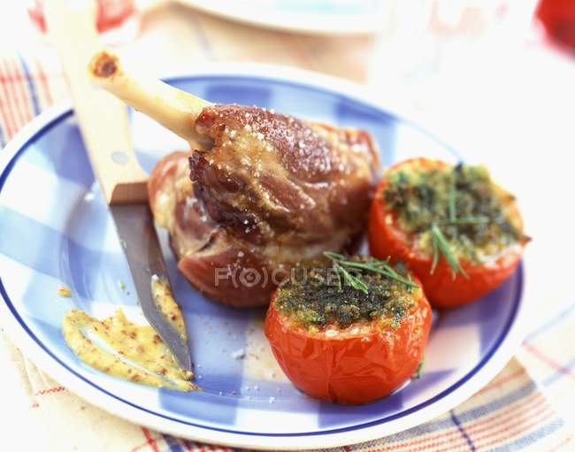 Knuckle joint of lamb — Stock Photo