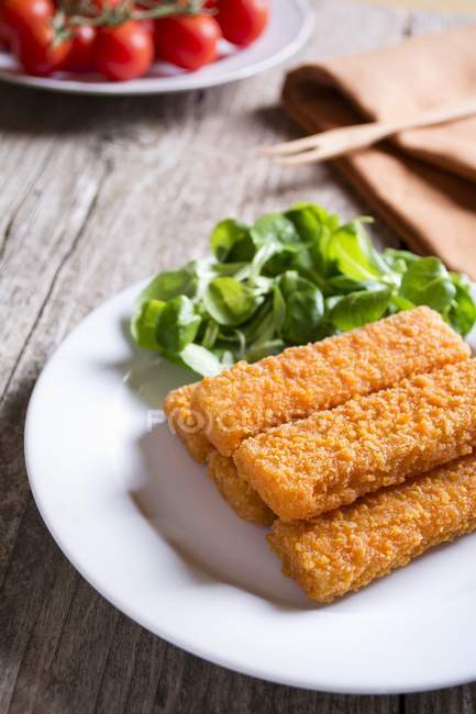 Fried fish stick — Stock Photo