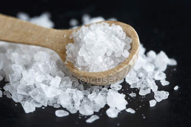Heap of coarse salt — Stock Photo
