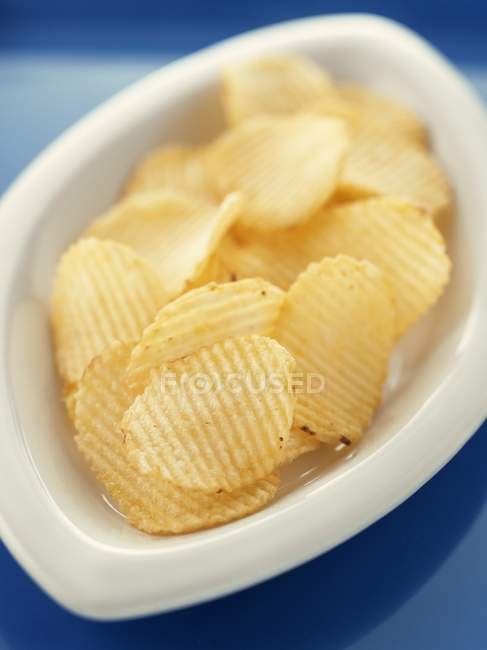Patatas fritas ecológicas - foto de stock