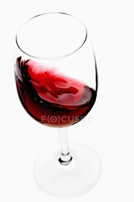 Copa de vino tinto - foto de stock
