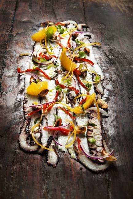 Giant octopus ceviche — Stock Photo