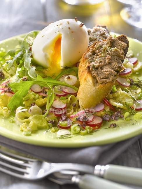 Salade de légumes croustillants — Photo de stock