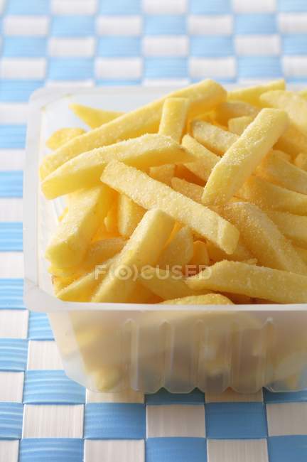 Punnet of french fries — Stock Photo