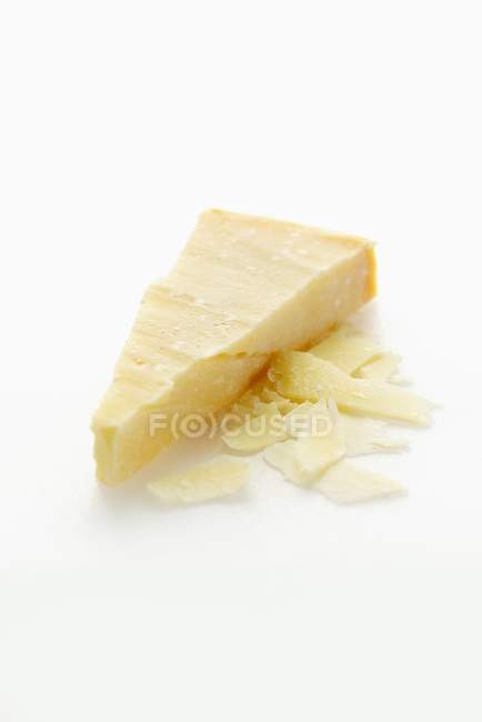 Cutted piece of parmesan — Stock Photo