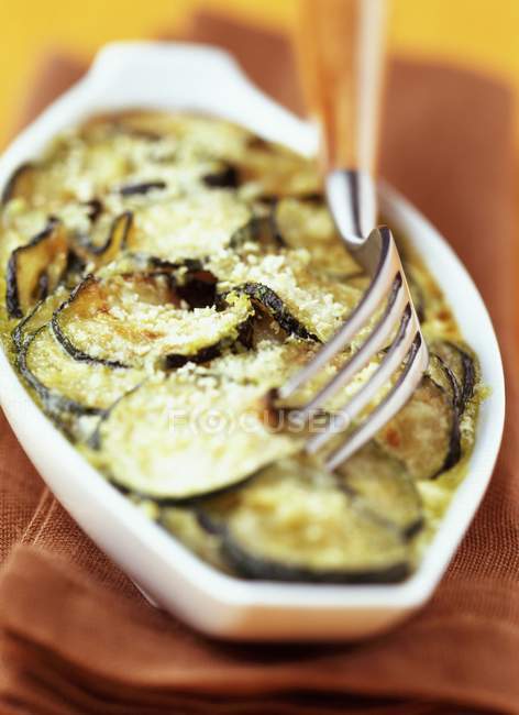 Crispy courgette and Parmesan — Stock Photo