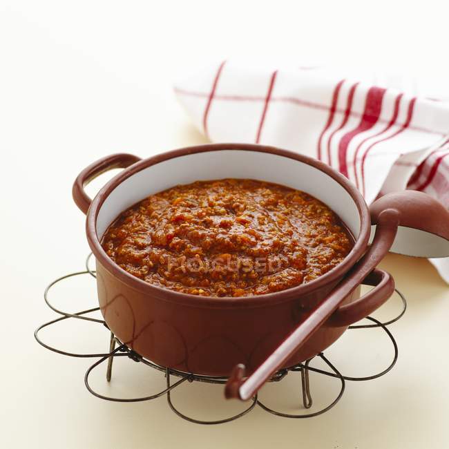Bolognese sauce for pasta — Stock Photo