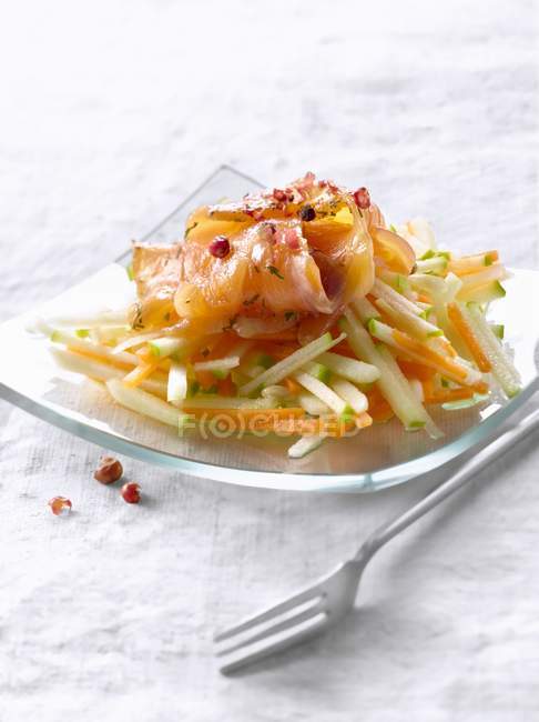 Carrot and ginger salad — Stock Photo